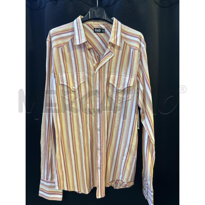 CAMICIA UOMO D&G STR ARANCIO ROSSE BIANCHE  | Mercatino dell'Usato Ciampino 1