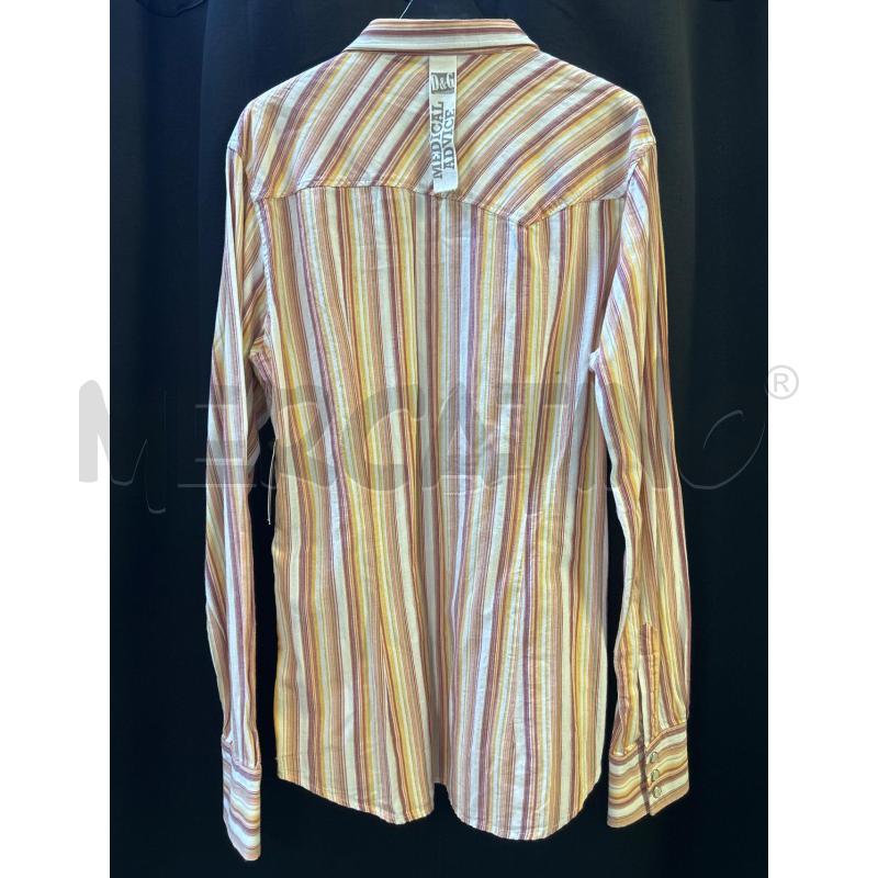 CAMICIA UOMO D&G STR ARANCIO ROSSE BIANCHE  | Mercatino dell'Usato Ciampino 3