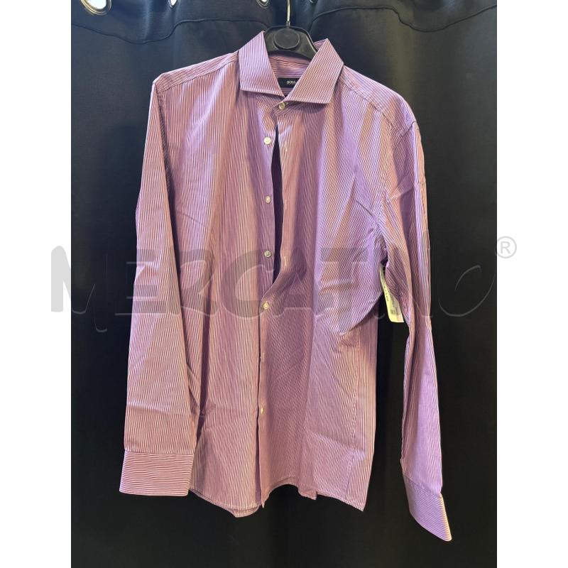 CAMICIA UOMO HUGO BOSS STR VIOLA BLU  | Mercatino dell'Usato Ciampino 1