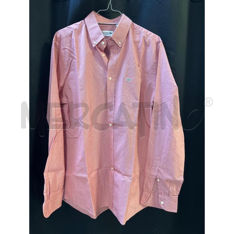CAMICIA UOMO LACOSTE ROSSA | Mercatino dell'Usato Ciampino 1
