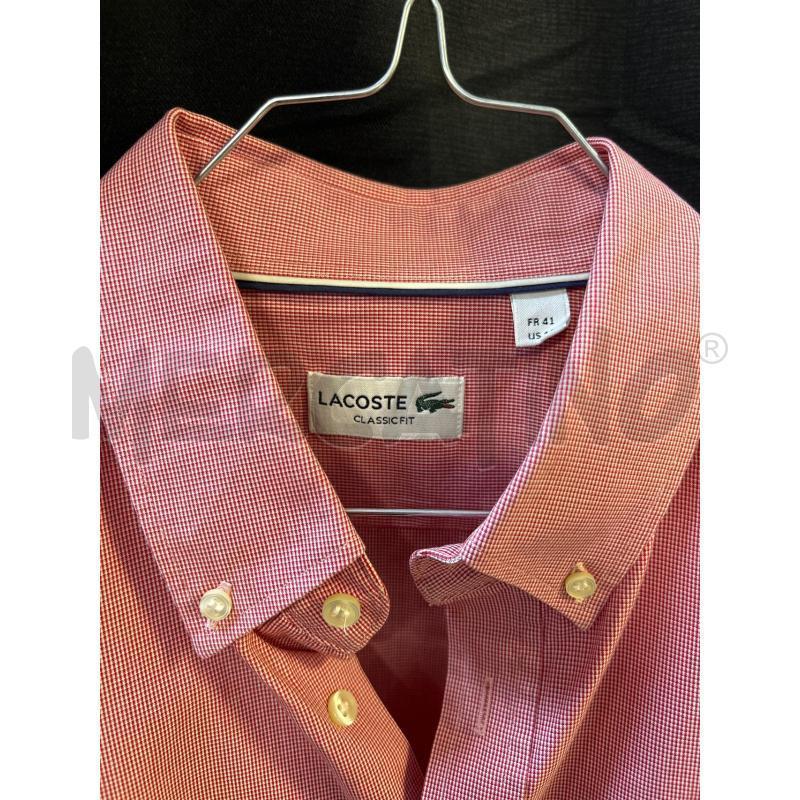 CAMICIA UOMO LACOSTE ROSSA | Mercatino dell'Usato Ciampino 2