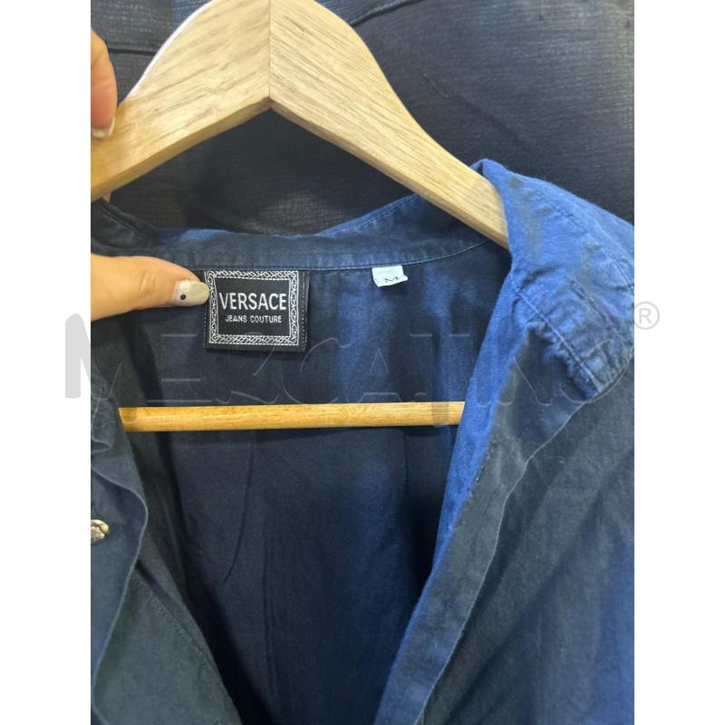 CAMICIA UOMO VERSACE JEANS COUTURE BLU 1 BOTT MANCANTE | Mercatino dell'Usato Ciampino 2