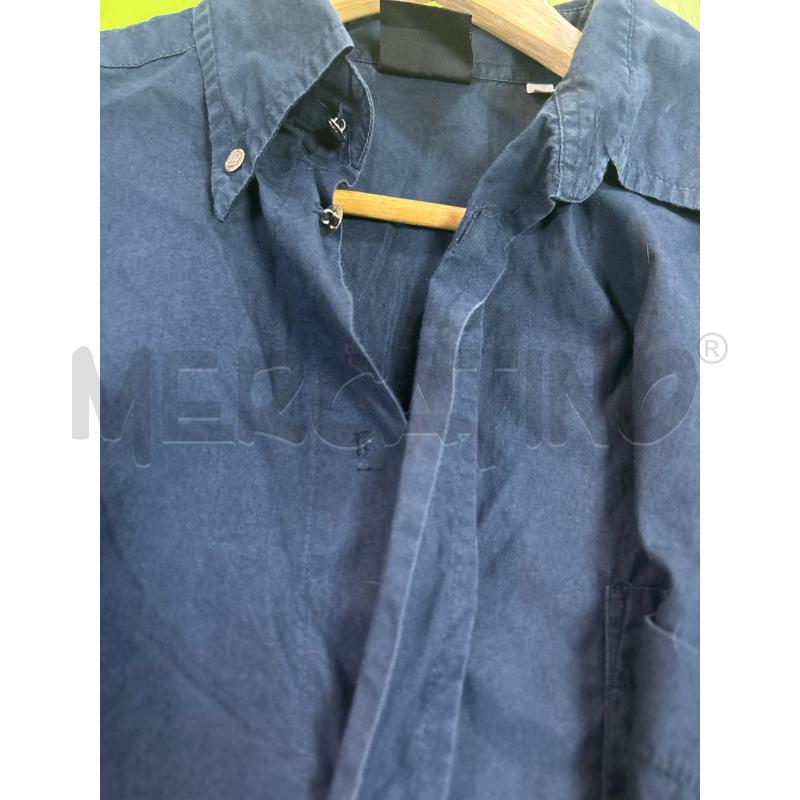 CAMICIA UOMO VERSACE JEANS COUTURE BLU 1 BOTT MANCANTE | Mercatino dell'Usato Ciampino 4
