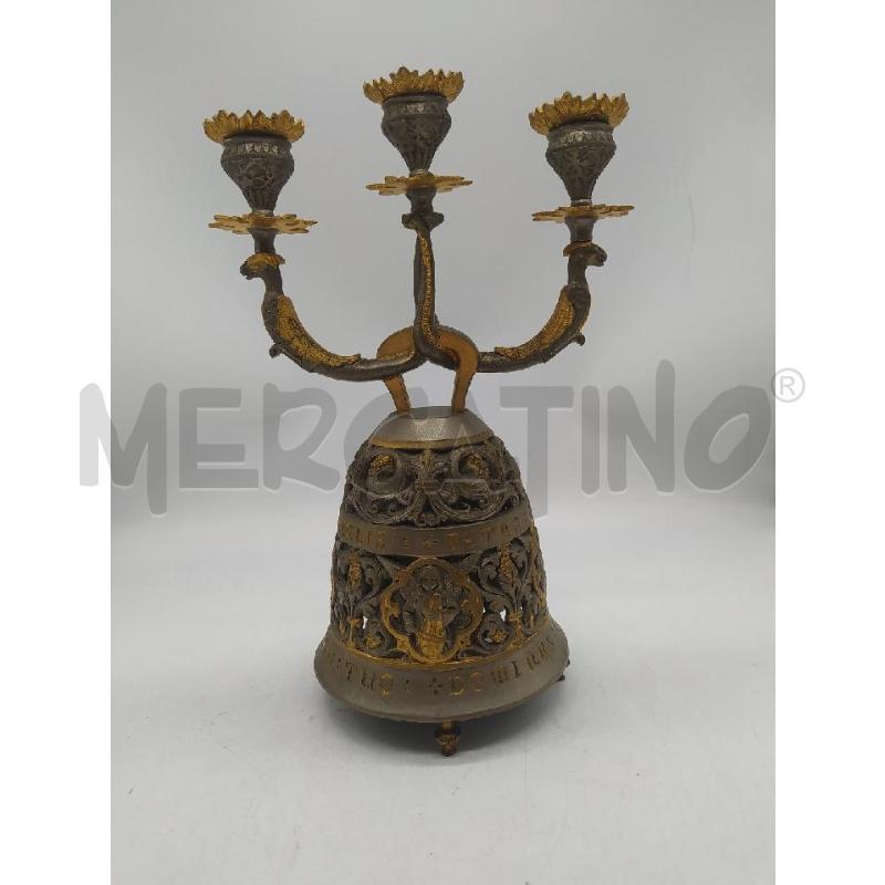 CANDELABRO BRONZO VINTAGE | Mercatino dell'Usato Ciampino 1