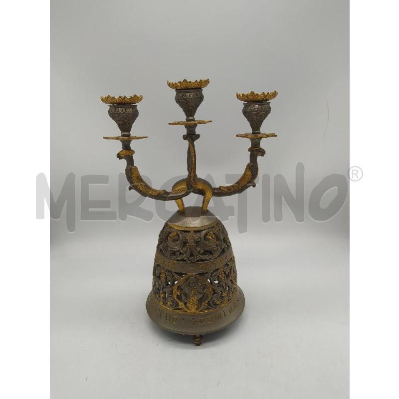 CANDELABRO BRONZO VINTAGE | Mercatino dell'Usato Ciampino 5