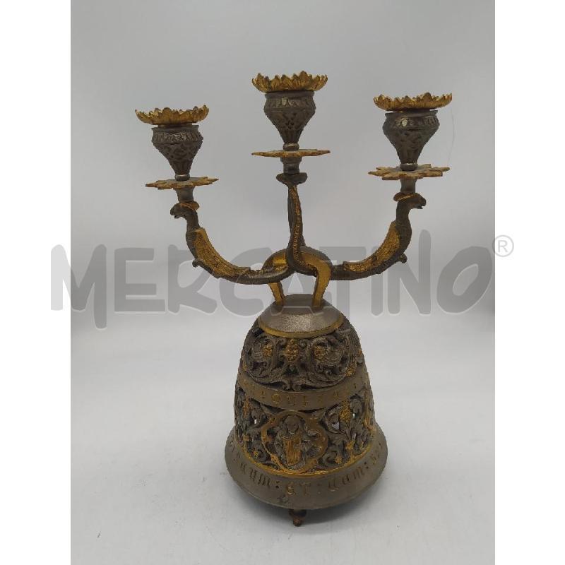 CANDELABRO BRONZO VINTAGE | Mercatino dell'Usato Ciampino 1