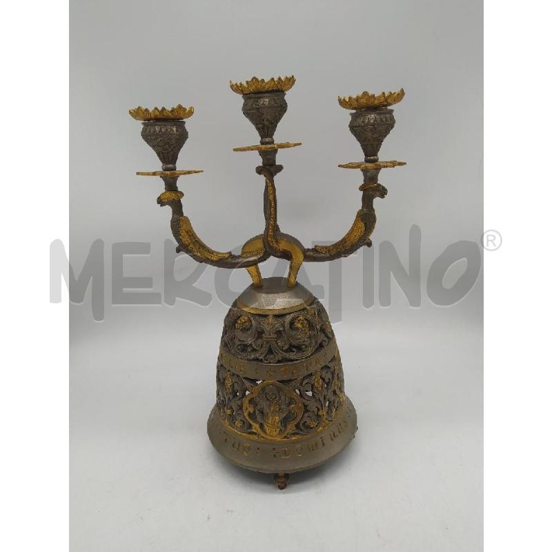 CANDELABRO BRONZO VINTAGE | Mercatino dell'Usato Ciampino 3
