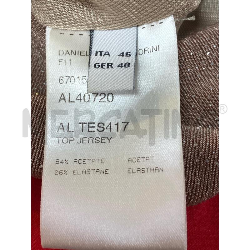 CANOTTA DONNA DANIELE ALESSANDRINI ROSA BRILL | Mercatino dell'Usato Ciampino 5