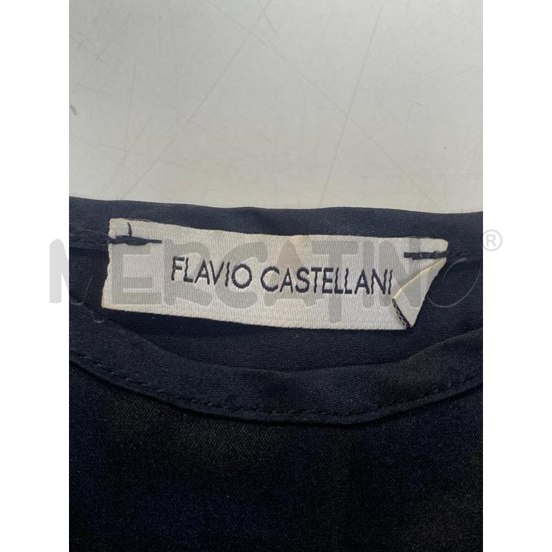 CANOTTA DONNA FLAVIO CASTELLANI NERA SETA PIZZO RIF | Mercatino dell'Usato Ciampino 3