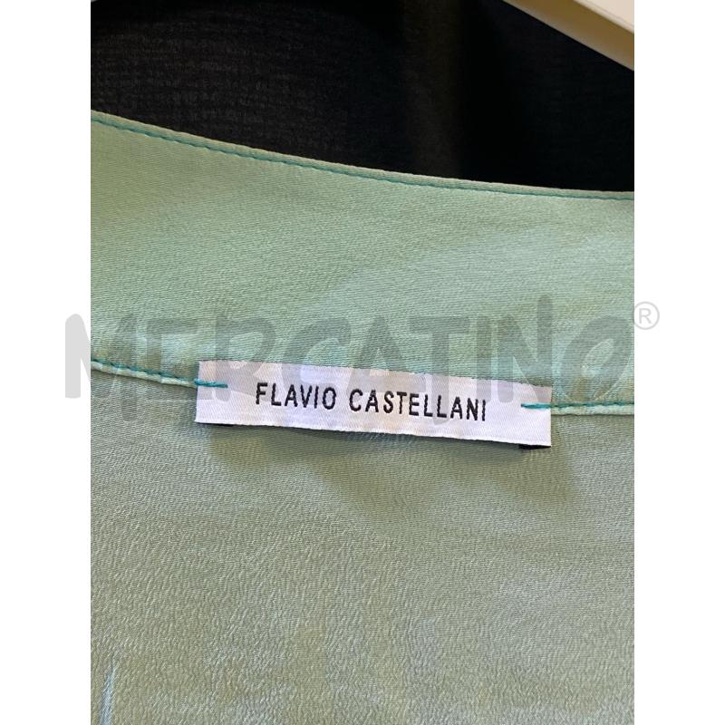 CANOTTA DONNA FLAVIO CASTELLANI VERDE SETA | Mercatino dell'Usato Ciampino 2