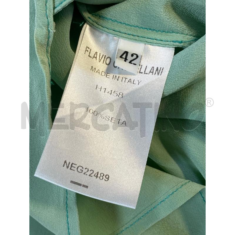 CANOTTA DONNA FLAVIO CASTELLANI VERDE SETA | Mercatino dell'Usato Ciampino 5
