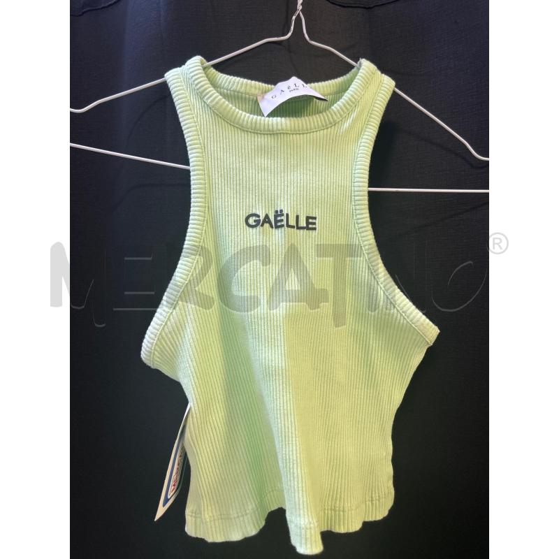 CANOTTA DONNA GAELLE VERDINA CROP  | Mercatino dell'Usato Ciampino 1