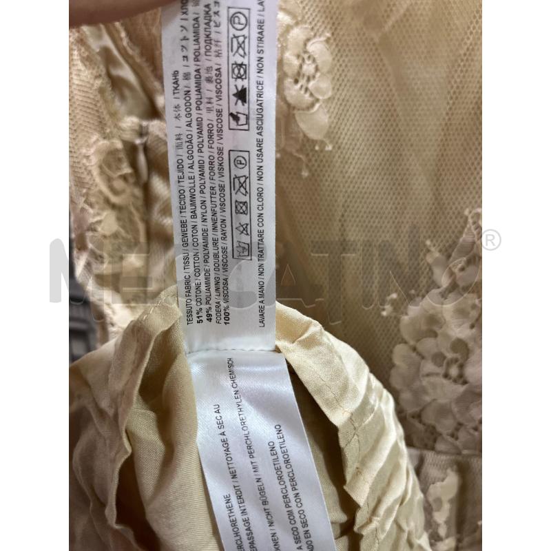CANOTTA DONNA LE COEUR DE TWINSET BEIGE PIZZO | Mercatino dell'Usato Ciampino 5