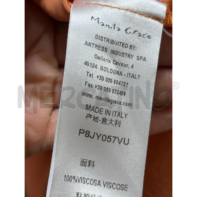 CANOTTA DONNA MANILA GRACE ARANCIO VISCOSA | Mercatino dell'Usato Ciampino 4