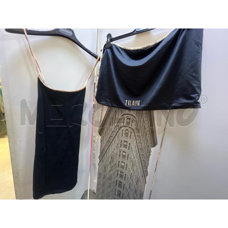 CANOTTA DONNA+PAREO ALVIERO MARTINI NERO  | Mercatino dell'Usato Ciampino 1