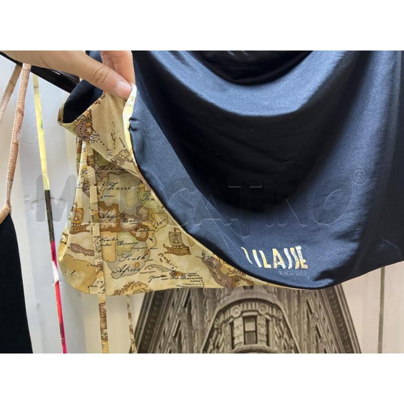 CANOTTA DONNA+PAREO ALVIERO MARTINI NERO  | Mercatino dell'Usato Ciampino 3