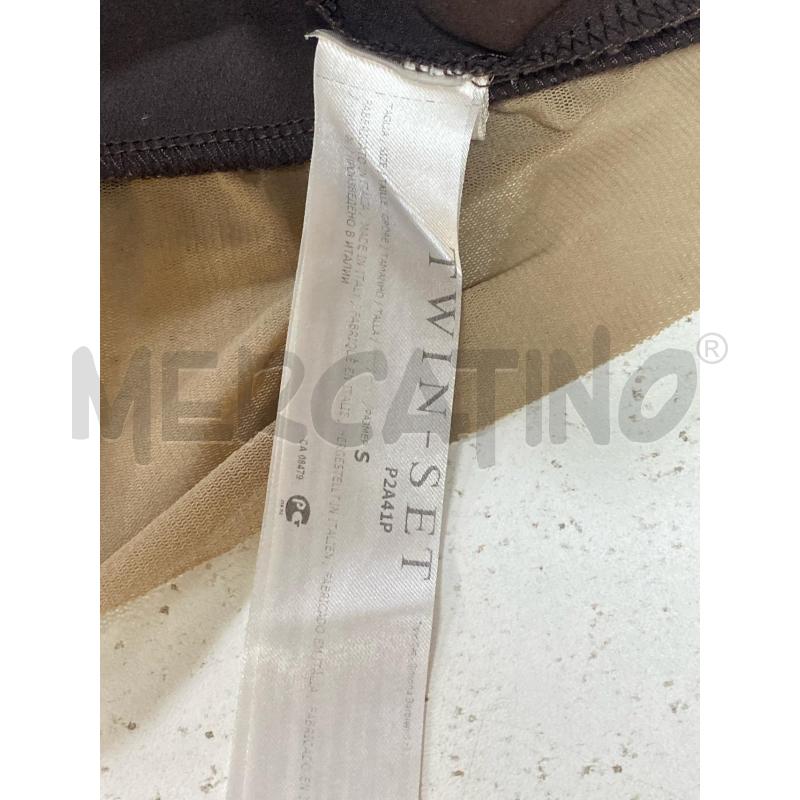 CANOTTA DONNA TWINSET MARR STR BEIGE SOTTO 70% SETA | Mercatino dell'Usato Ciampino 4