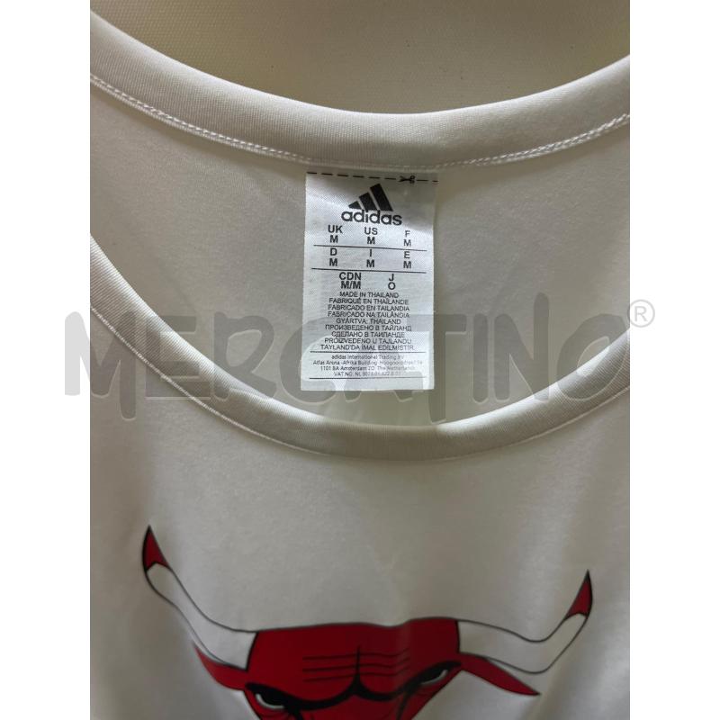 CANOTTA UOMO ADIDAS BULLS BIANCA | Mercatino dell'Usato Ciampino 2
