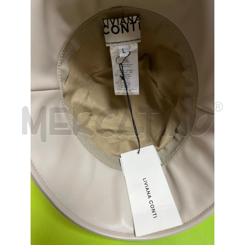 CAPPELLO DONNA LIVIANA CONTI BEIGE NUOVO | Mercatino dell'Usato Ciampino 4