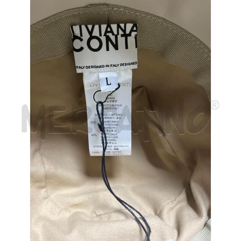 CAPPELLO DONNA LIVIANA CONTI BEIGE NUOVO | Mercatino dell'Usato Ciampino 5