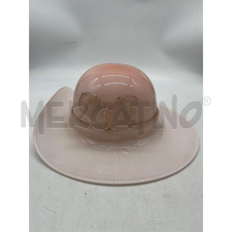 CAPPELLO MURANO ROSA ARTIGIANALE | Mercatino dell'Usato Ciampino 1