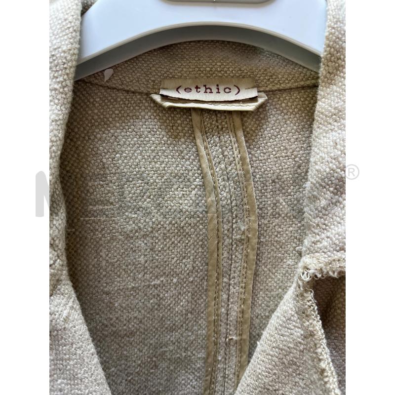 CAPPOTTINO ETHIC DONNA LEGGERO IN COTONE BEIGE | Mercatino dell'Usato Ciampino 2