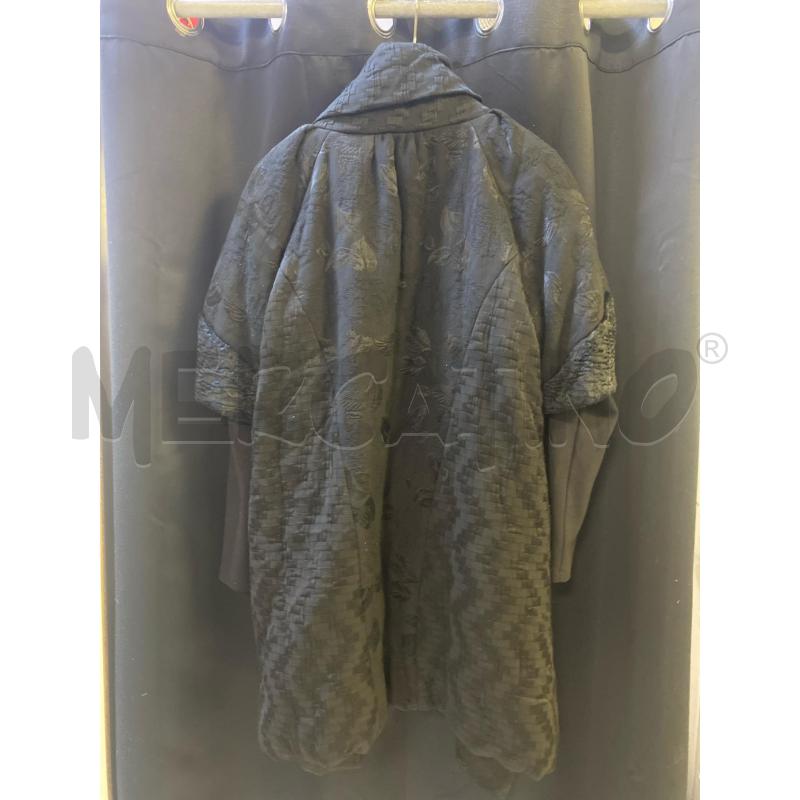 CAPPOTTO DONNA ANTONIO MARRAS NERO DAMASCATO  | Mercatino dell'Usato Ciampino 3
