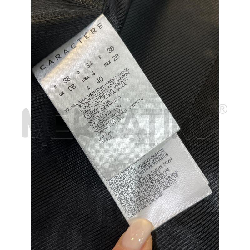 CAPPOTTO DONNA CARACTERE NERO  | Mercatino dell'Usato Ciampino 4