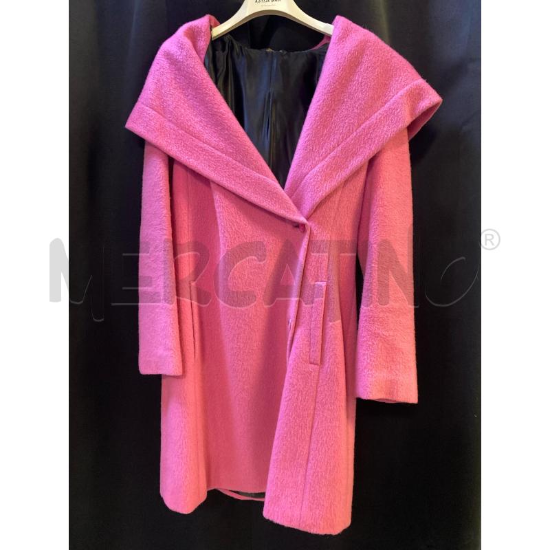 CAPPOTTO DONNA CARLA G FUCSIA MISTO LANA | Mercatino dell'Usato Ciampino 1