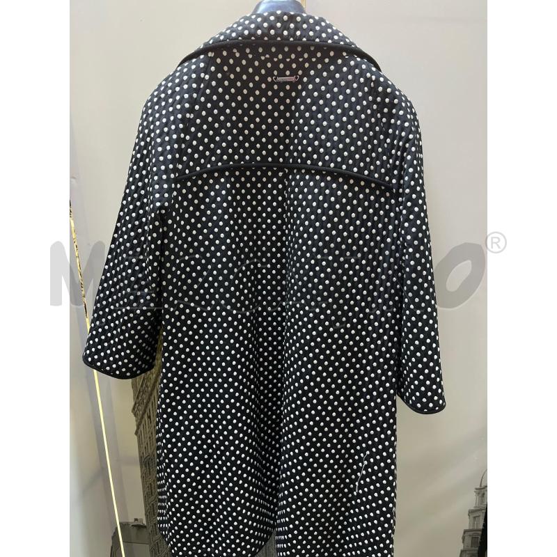 CAPPOTTO DONNA LEGGETO TWINSET NERO POIS BIANCHI  | Mercatino dell'Usato Ciampino 3
