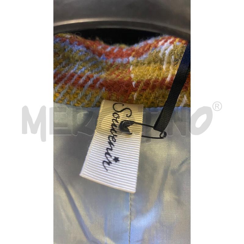 CAPPOTTO DONNA SOUVENIR NUOVO QUAD GIALLI ROSSI CELESTI | Mercatino dell'Usato Ciampino 2