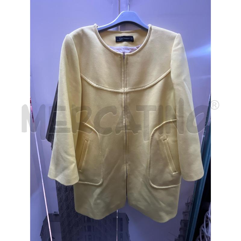 CAPPOTTO DONNA ZARA GIALLO LEGGERO | Mercatino dell'Usato Ciampino 1