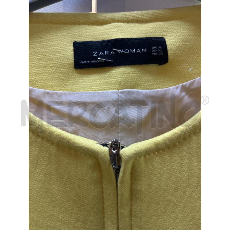 CAPPOTTO DONNA ZARA GIALLO LEGGERO | Mercatino dell'Usato Ciampino 2