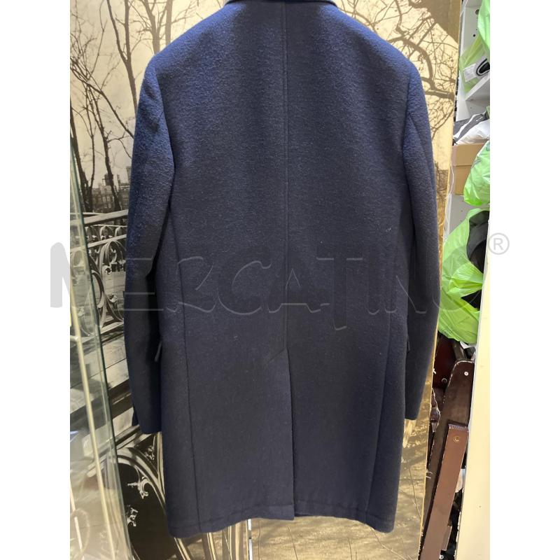CAPPOTTO GREY DANIELE ALESSANDRINI BLU BOTT DORATI | Mercatino dell'Usato Ciampino 2
