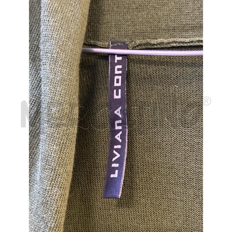 CARDIGAN DONNA LIVIANA CONTI VERDE COTONE | Mercatino dell'Usato Ciampino 2