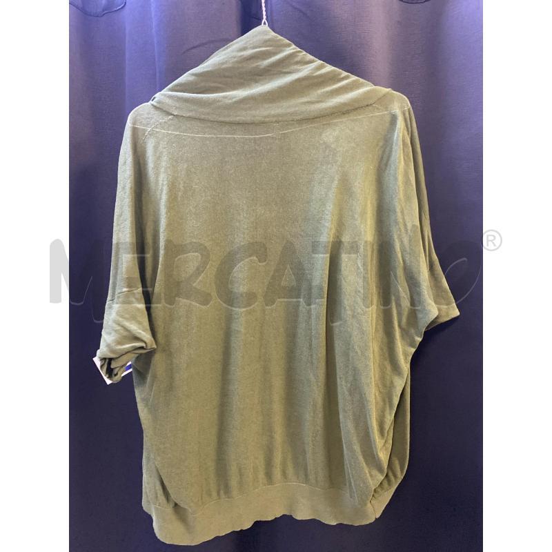 CARDIGAN DONNA LIVIANA CONTI VERDE COTONE | Mercatino dell'Usato Ciampino 3