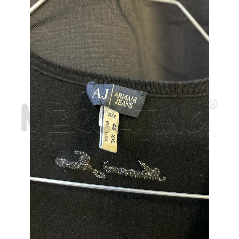 CARDIGAN DONNA NERO ARMANI JEANS | Mercatino dell'Usato Ciampino 2