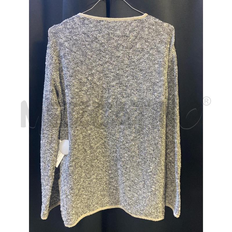 CARDIGAN DONNA PAOLO PECORA GRIGIO | Mercatino dell'Usato Ciampino 3