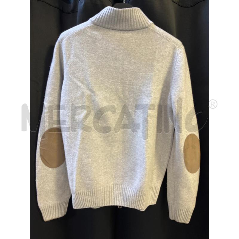 CARDIGAN UOMO GRAN SASSO GRIGIO RIF BEIGE LANA E CASHMERE | Mercatino dell'Usato Ciampino 2