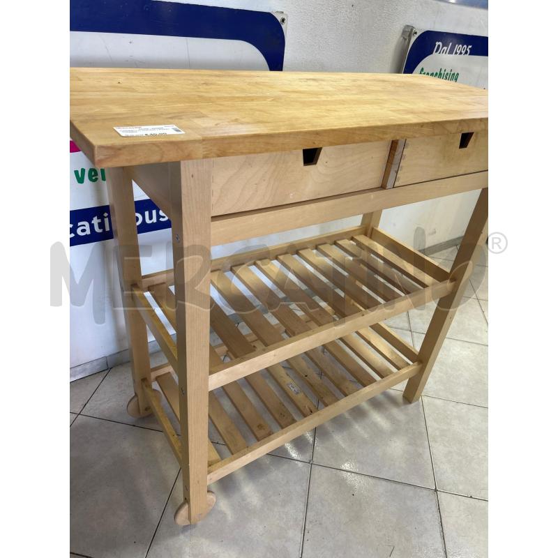 CARRELLO CUCINA LEGNO CHIARO | Mercatino dell'Usato Ciampino 3