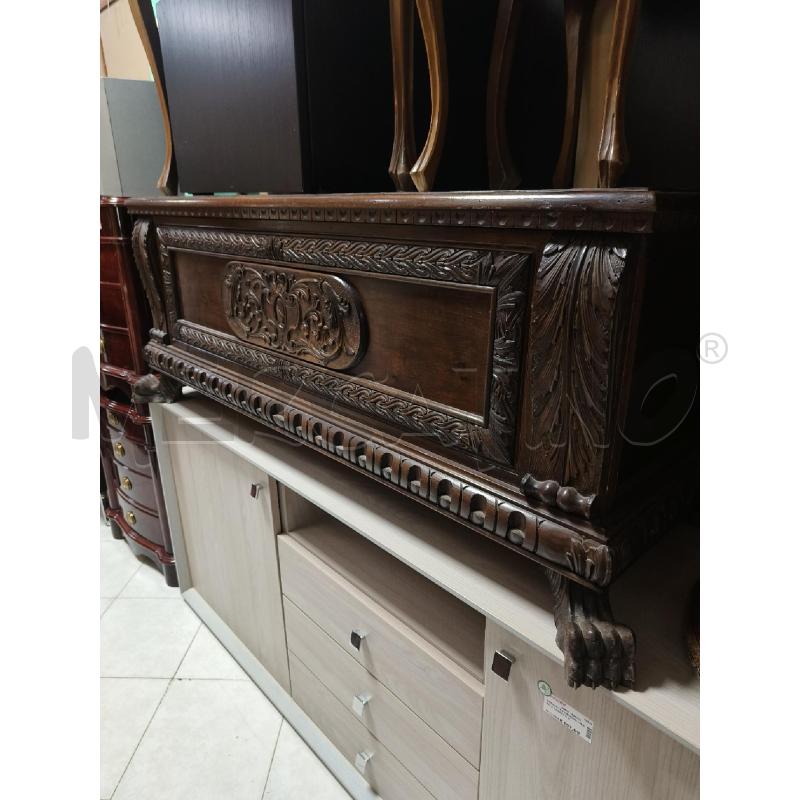 CASSAPANCA IN LEGNO EPOCA CON ZAMPE | Mercatino dell'Usato Ciampino 1
