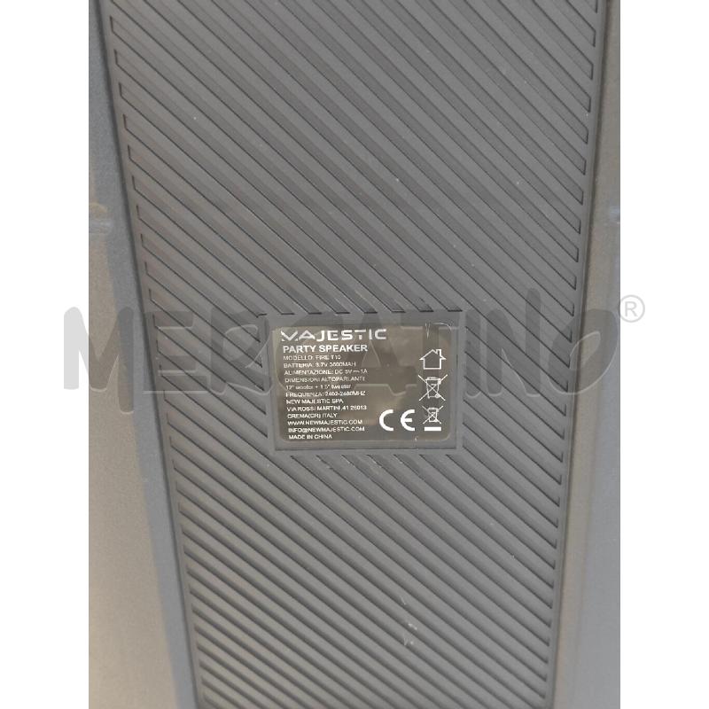 CASSA BLUETHOOT TROLLEY KARAOKE MAJESTIC | Mercatino dell'Usato Ciampino 5