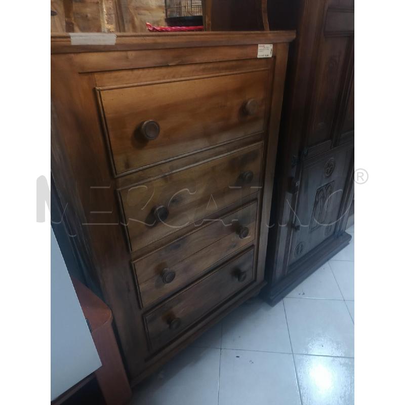 CASSETTIERA IN LEGNO 4 CASSETTI | Mercatino dell'Usato Ciampino 1