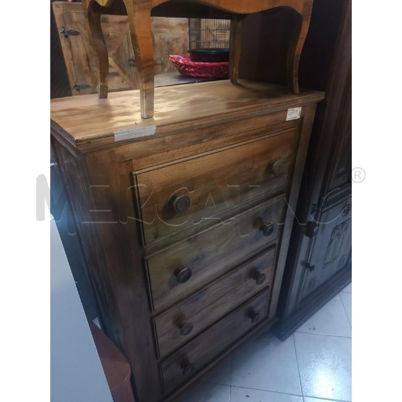 CASSETTIERA IN LEGNO 4 CASSETTI | Mercatino dell'Usato Ciampino 3