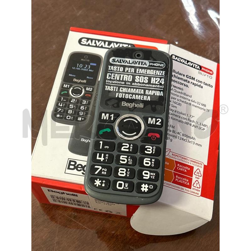 CELLULARE BEGHELLI SLV10 | Mercatino dell'Usato Ciampino 1