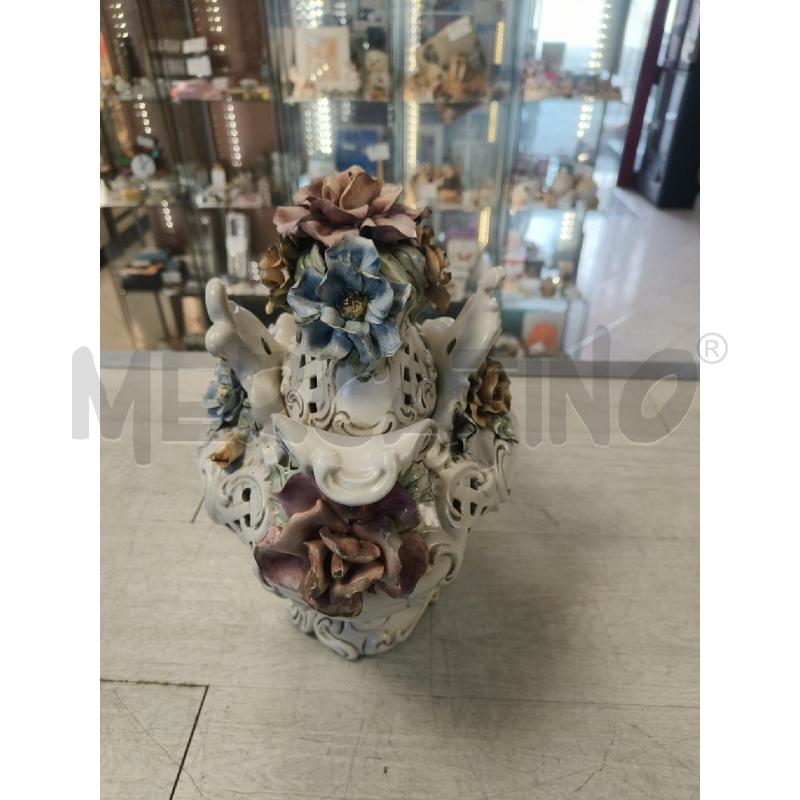 CENTROTAVOLA CERAMICA BASSANO CON DECORO FIORI | Mercatino dell'Usato Ciampino 2