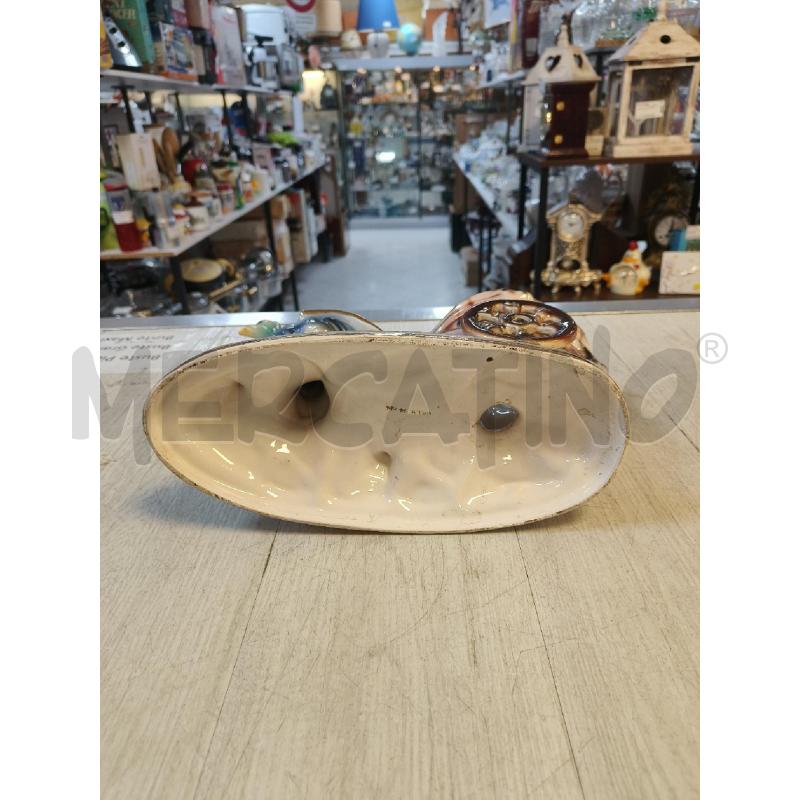CERAMICA STRUZZO CON VASETTO | Mercatino dell'Usato Ciampino 5
