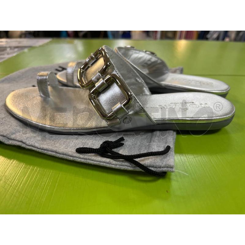 CIABATTE DONNA HOGAN ARGENTATE | Mercatino dell'Usato Ciampino 3