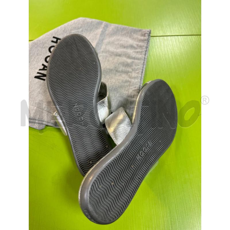 CIABATTE DONNA HOGAN ARGENTATE | Mercatino dell'Usato Ciampino 4