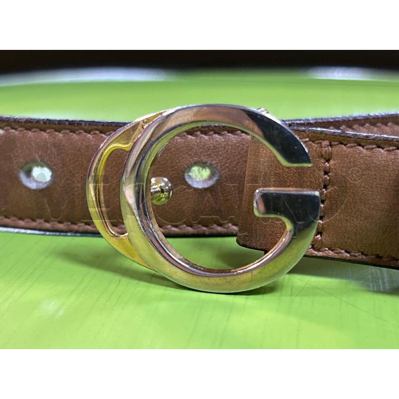 CINTURA DONNA GUCCI VINTAGE MARRONE | Mercatino dell'Usato Ciampino 5